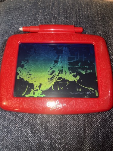 Etch A Sketch Freestyle Drawing Tablet with 2-in-1 Stylus Pen and Paintbrush Red