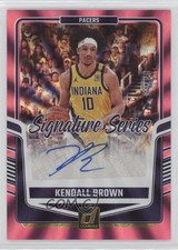 2024 Panini Donruss Signature Series Holo Pink Laser /20 Kendall Brown Auto fm0
