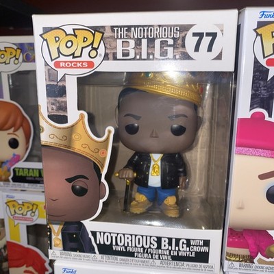Funko Pop Rocks Notorious B.I.G. Vinyl Figure with Crown #77