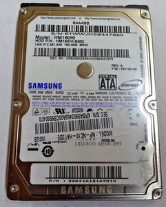 SAMSUNG *** HM160HI *** 160 GB *** SATA HDD Notebook 2,5 Zoll #NFP1544