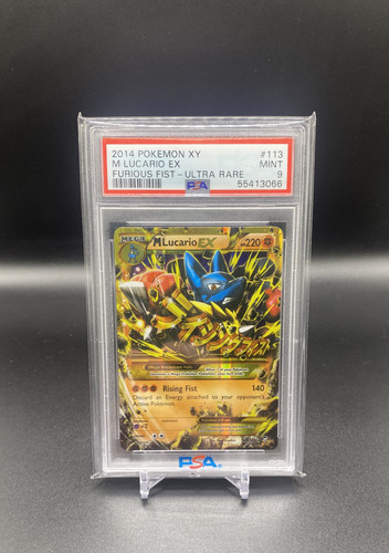 M Lucario-EX graded PSA 9 for sale on eBay