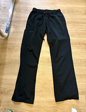 HH Works by Healing Hands Women Black Scrub Pants XXSP Drawstring 9560P