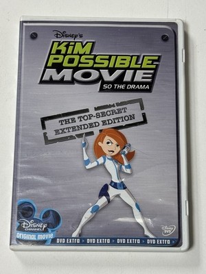 Kim Possible Movie So the Drama DVD 2005 Top-Secret Extended Edition Disney