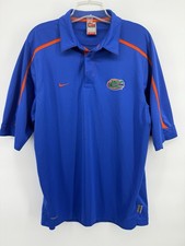 Nike Dri Fit Team Polo Mens Medium Florida Gators Fan Football NCAA