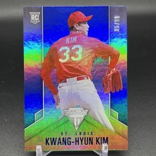 Kwang-Hyun Kim 2020 Panini Chronicles #19 Rookie Titanium Blue 35/99