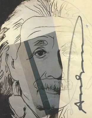 ANDY WARHOL ''Albert Einstein'' - Signed Reproduction