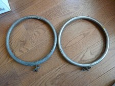 1928 1929 Ford Model A Headlight Bezels Trim Rings Original Coupe Sedan Roadster