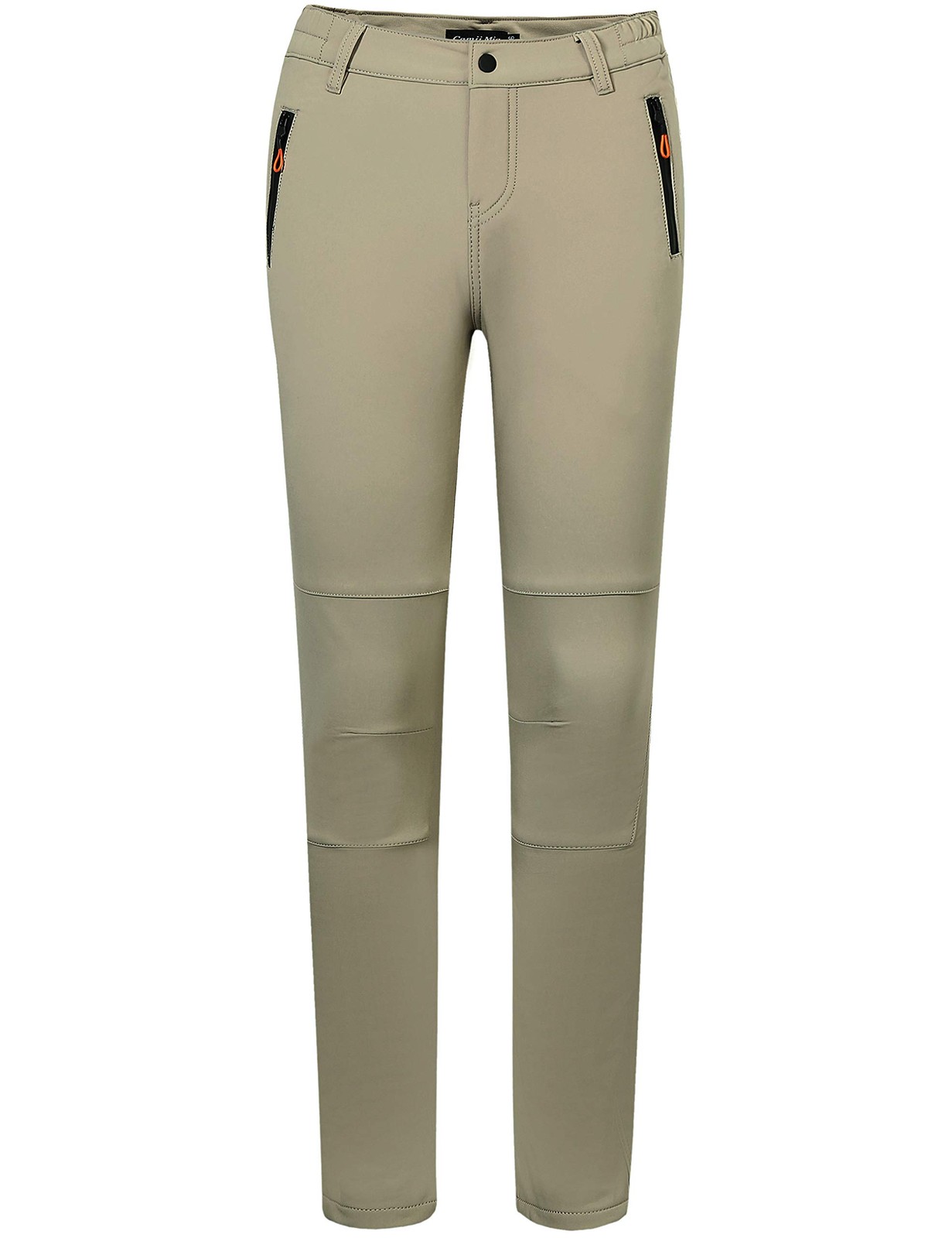 Camii Mia Pantalones de turismo para mujer con forro polar para el invierno, L