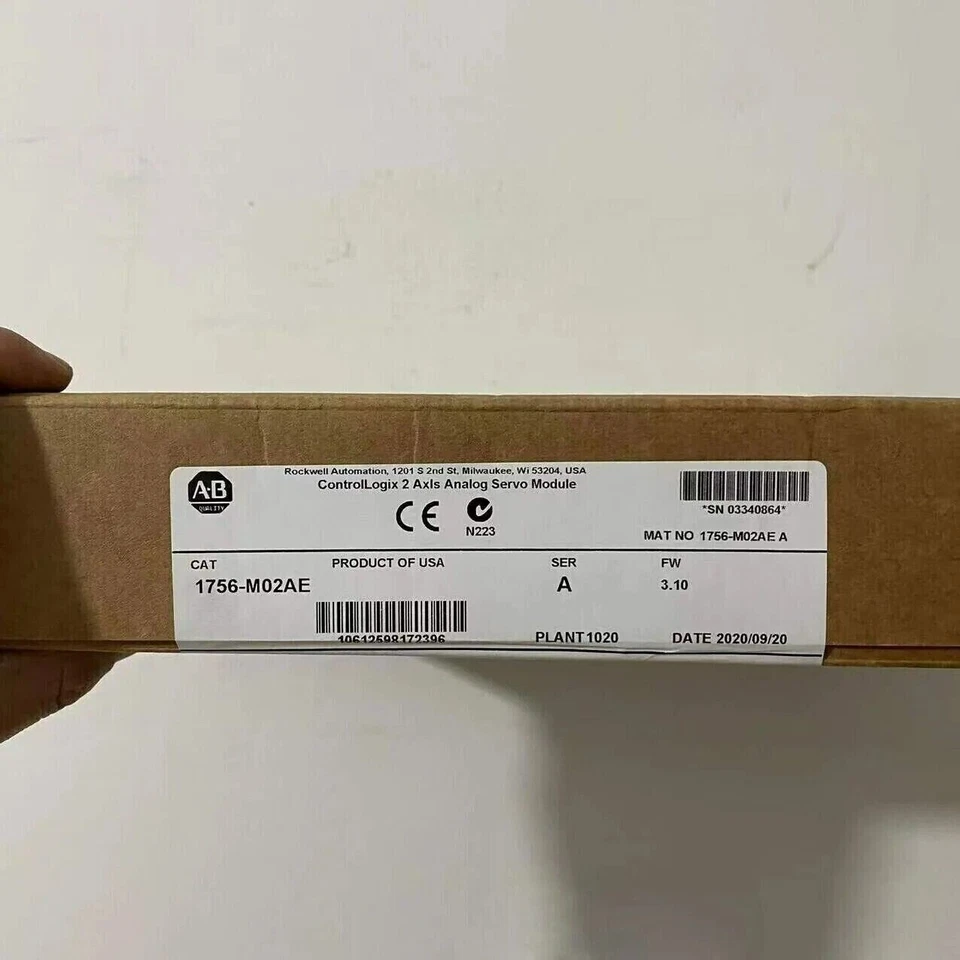 New Factory Sealed AB 1756-M02AE / A ControlLogix 2-Axis Encoder 1756M02AE - Image 2 of 4