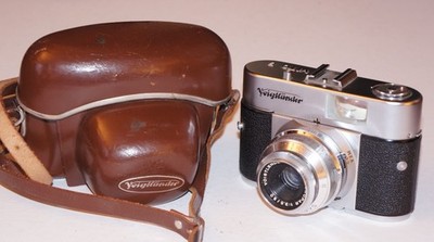Voigtlander Vito B w/ 50mm Color-Skopar f/3.5 & Leather Case