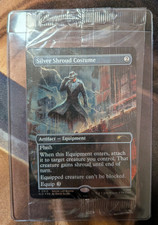 Silver Shroud Costume - FOIL - Fallout Secret Lair SLD MTG - (Factory Sealed) NM