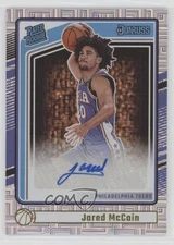 2024-25 Panini Donruss Rated Signatures Choice Jared McCain Rookie Auto RC 1b7p