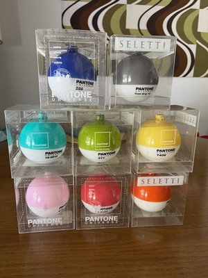 RETIRED YELLOW Seletti Pantone Glass Hand Painted NIB Christmas Ornament Rare