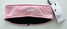 Nike Club Fleece Headband Women's OSFM Med Soft Pink/White/Black