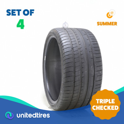 Set of (4) Used 305/30ZR21 Goodyear Eagle F1 Asymmetric 3 NF0 104Y - 5.5-6/32