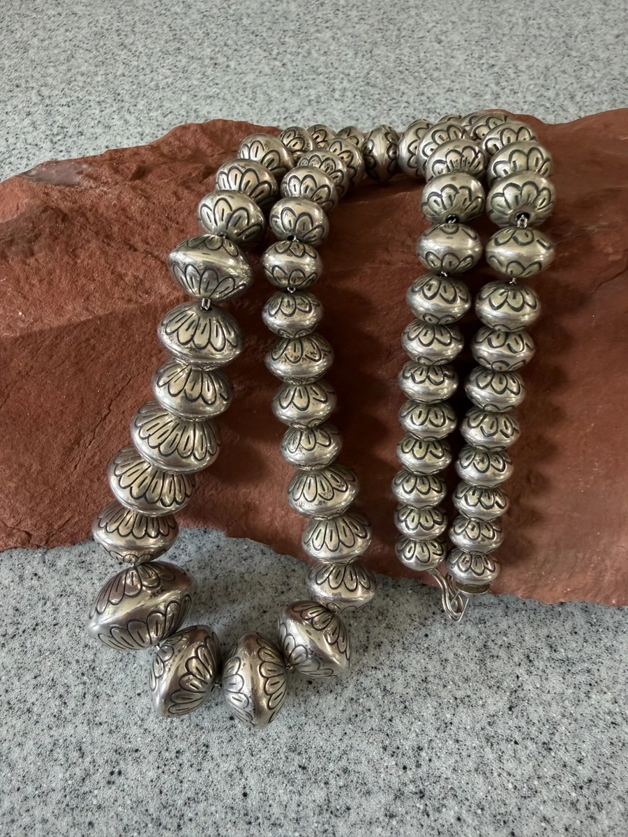 Navajo Silver Beads for sale - eBay