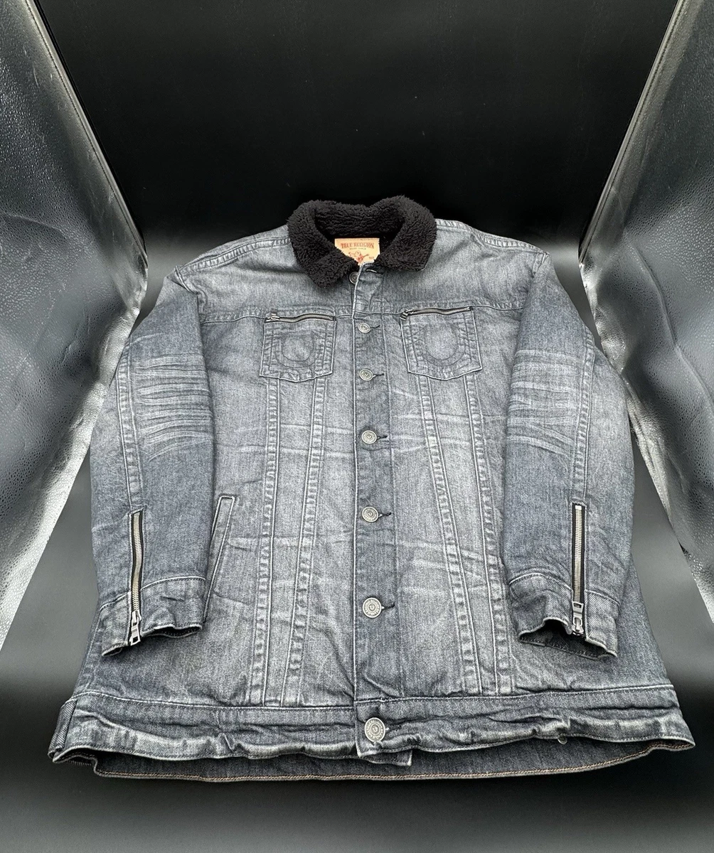 True Religion Gray Denim Coats, Jackets & Vests for Men for Sale