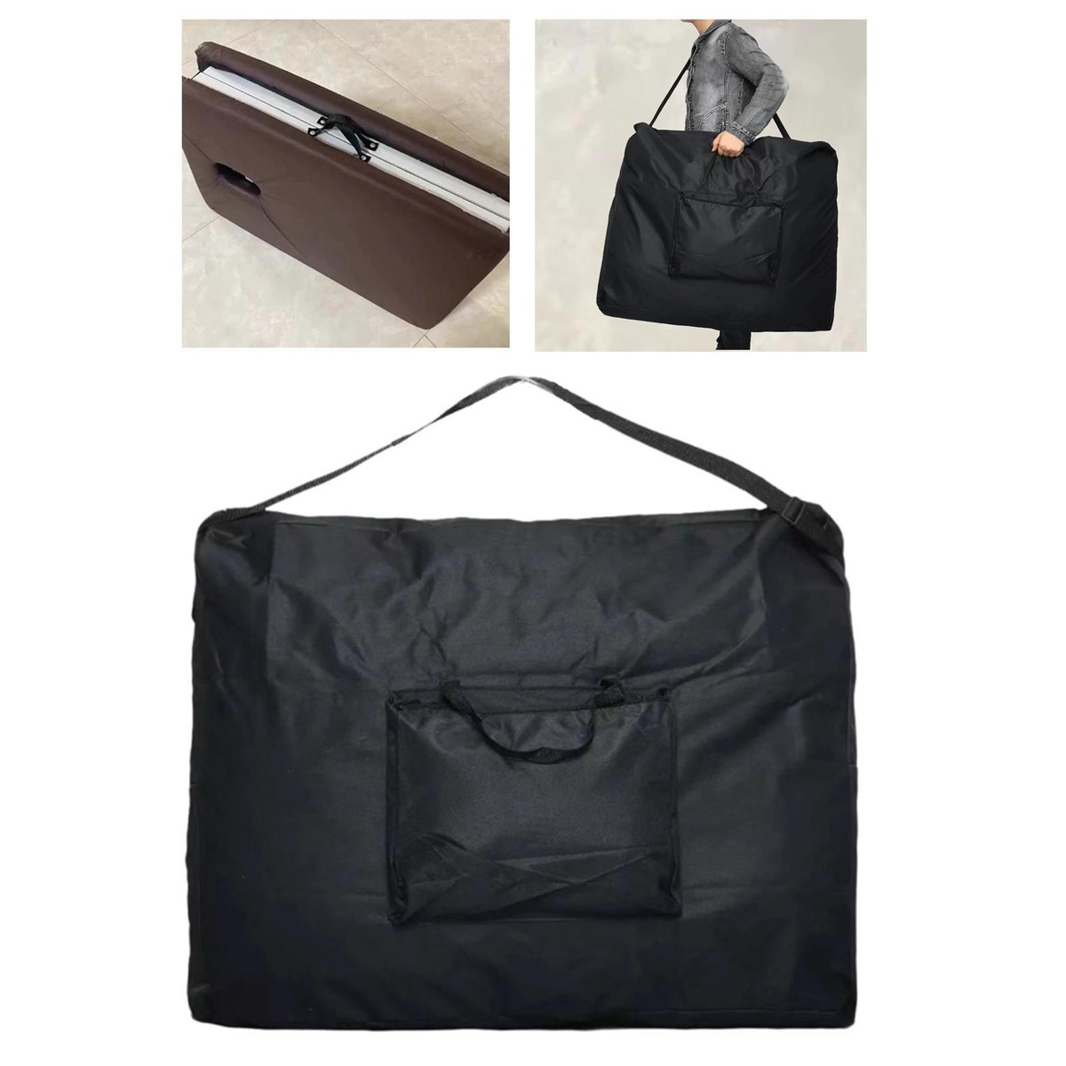 Massage Table Bag Massage Table Carrying Bag Thickened Foldable Washable SPA