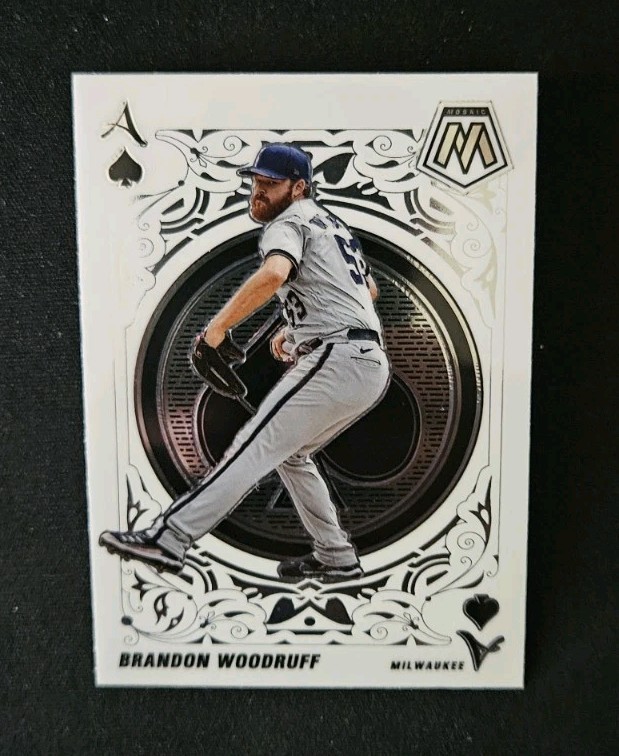 2022 Panini Mosaic Brandon Woodruff Aces #A-12 Brewers