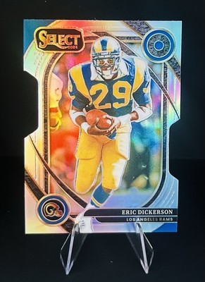 Eric Dickerson 2024 Select Die Cut Silver Prizm Club Level #255 LA Rams D4