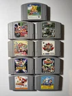Nintendo 64 Japanese Game Lot UNTESTED, 9 Games. Hey You Pikachu- Mickeys Racing
