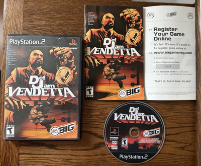 Def Jam Vendetta PlayStation 2 PS2 • EA • Complete CIB w/ Reg Card