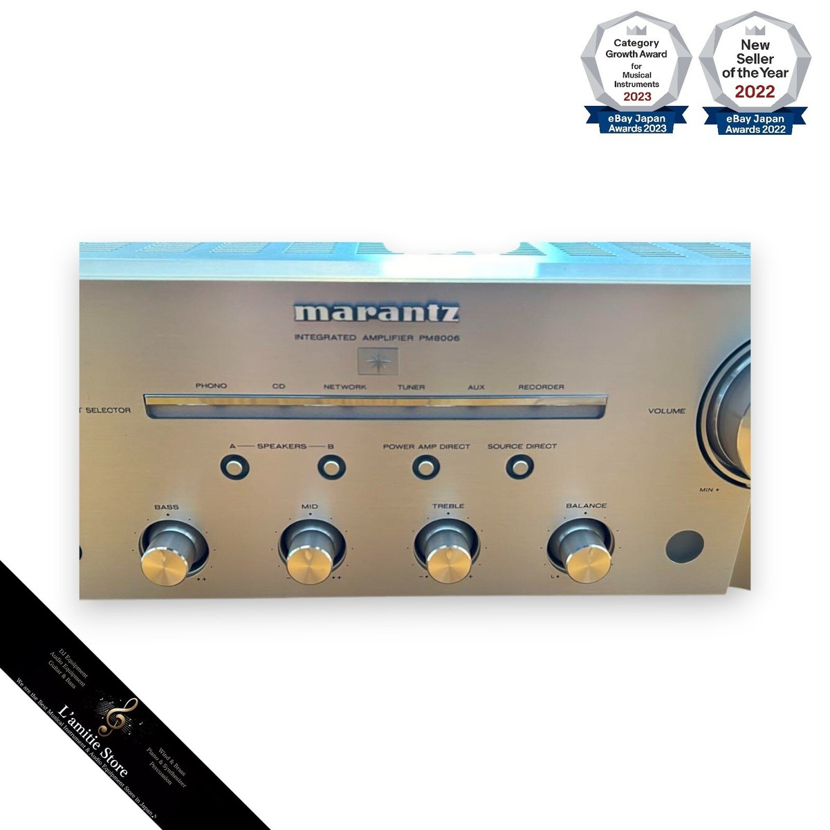 MARANTZ PM8006 Integrated Amplifier 2-Channel Silver AC 100V