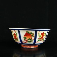 Chinese Porcelain Handmade Exquisite Peach Pattern Bowls 10408