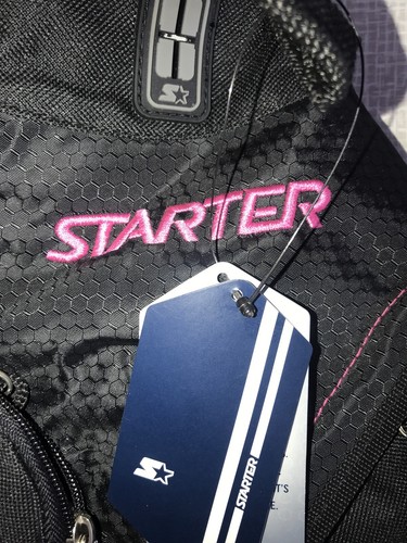 STARTER Backpack Ergopack 20” New W/Tags Hot Pink Black - Picture 2 of 2