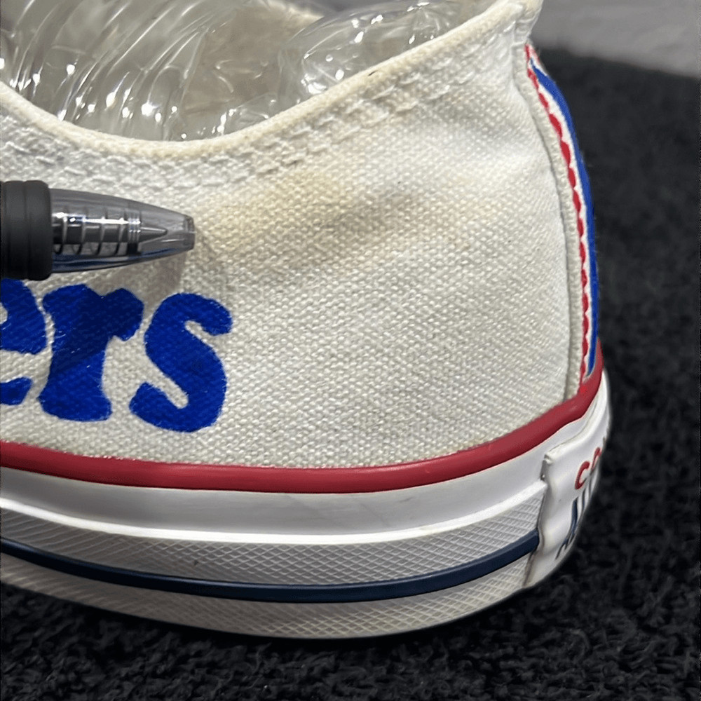 Custom CONVERSE Chuck Taylor x Philadelphia 76ers Sneakers -RARE- Sz 10 - EUC thumbnail 13