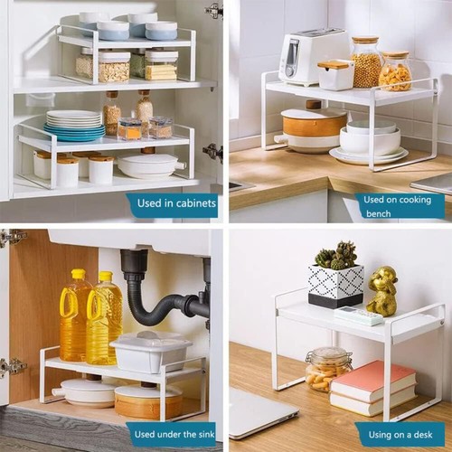 Regaleinsatz Küche Schrankeinsatz für Küche Tischplatte Sideboard 33x21x18.5CM - Bild 8 von 17