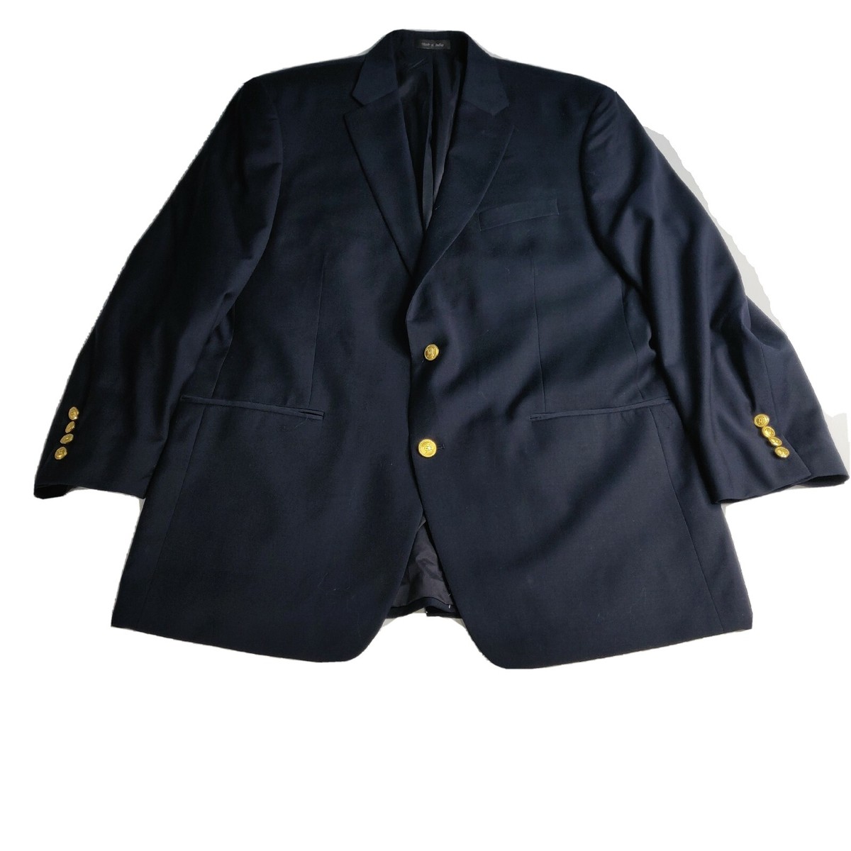 ジャケット Ralph Lauren Ralph Lauren Collection Walker Blazer LAUREN RALPH LAUREN Blazer 44L Navy Blue Gold Button Jacket