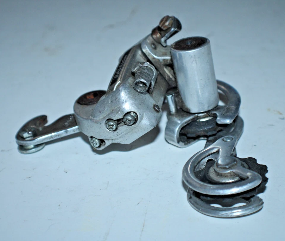 Desviador trasero Raleigh Suntour vintage plateado largo alcance 6 velocidades ¡Envío a EE. UU.! Foto 3 de 4