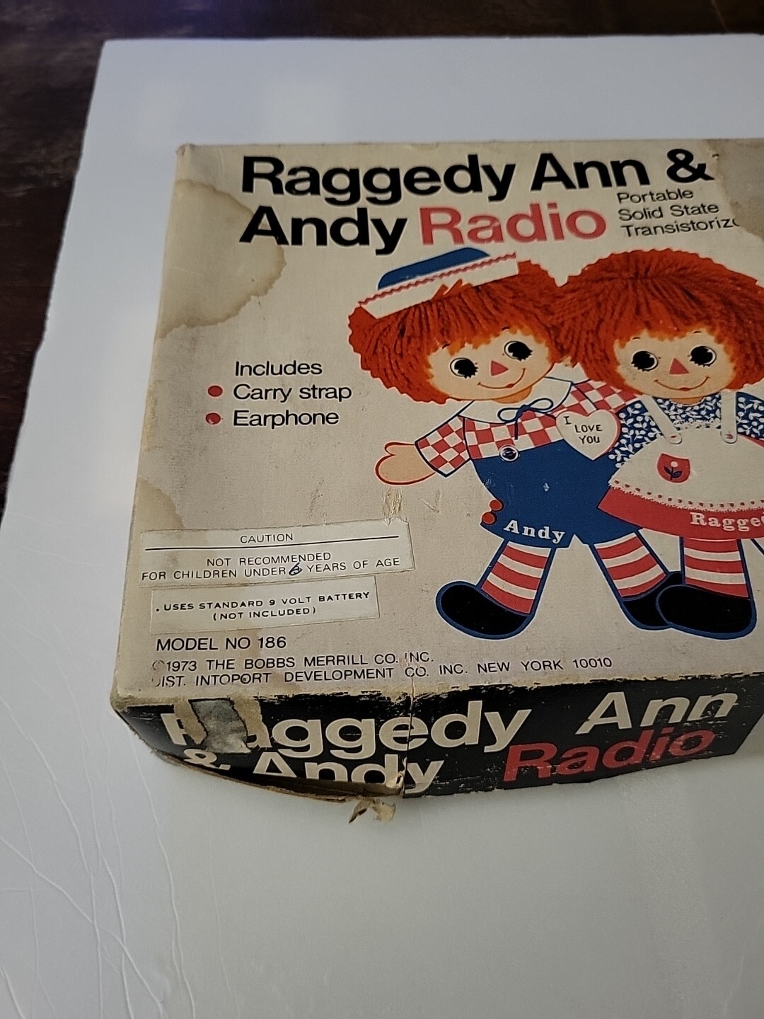 Vintage Raggedy Ann And Andy AM transistor Radio | eBay