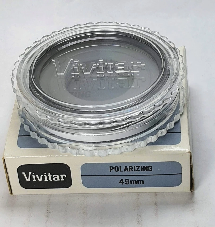 Genuine 49mm Polarizer PL Glass Lens Filter Japan 49 mm Polarizing Pol Vivitar - Image 3 of 4