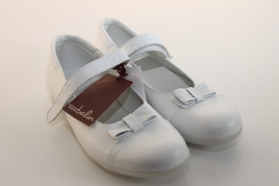 Neue Sabalin Ballerinas Gr. 36 weiß Kommunionschuhe festliche Schuhe für Mädchen