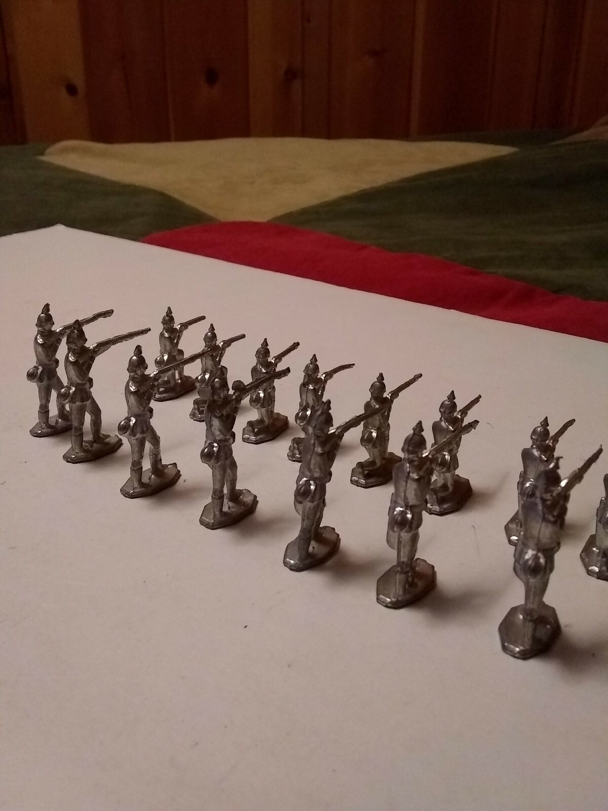 Lot of 15 Miniature Lead Soldiers eBay