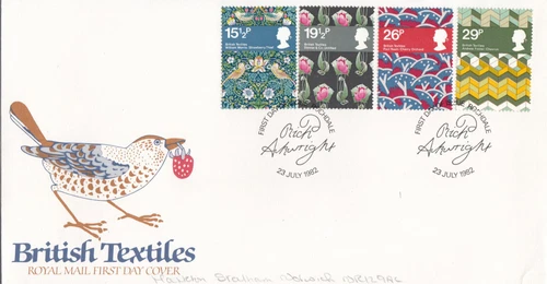 Textiles GB RM FDC Rochdale Rick Arkwright 1982 CLEARANCE (144684)