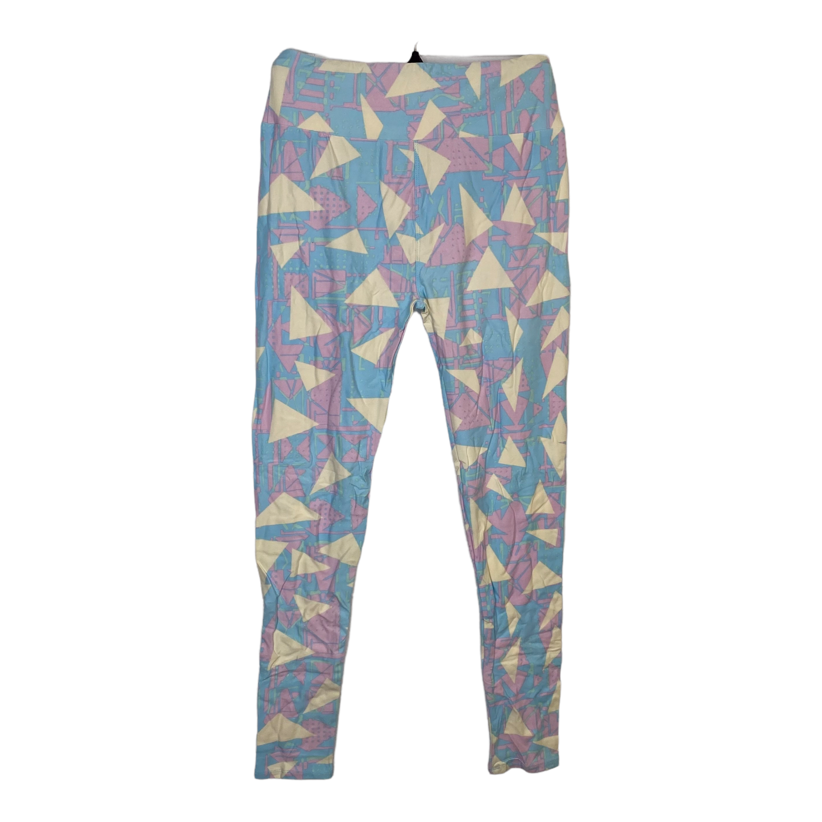 Lularoe OS Blue Multicolor Leggings New NWT Style 1141