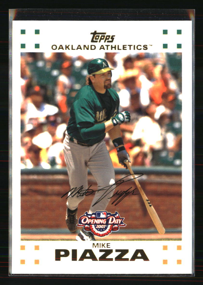 Mike Piazza 2007 Topps Opening Day #2 Baseball Card MLB Collectible