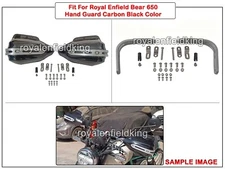 Fit For Royal Enfield "BEAR 650" Carbon Black Hand Guard Pair Kit