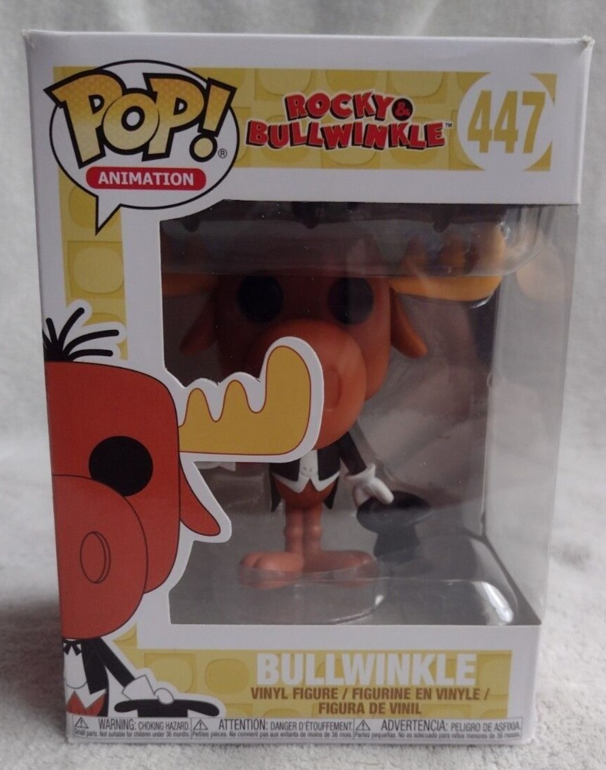 Funko Pop! Animation: Bullwinkle #447 - Rocky & Bullwinkle | eBay