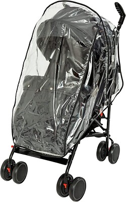KINDERWAGEN REGENSCHUTZ Kinderbuggy Babyauto transparent passt den meisten Regenschutz Buggy