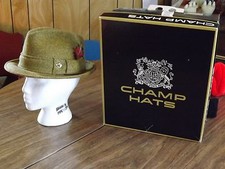 Vintage Sportswear by Champ Fedora size 7  NEW CONDITION 