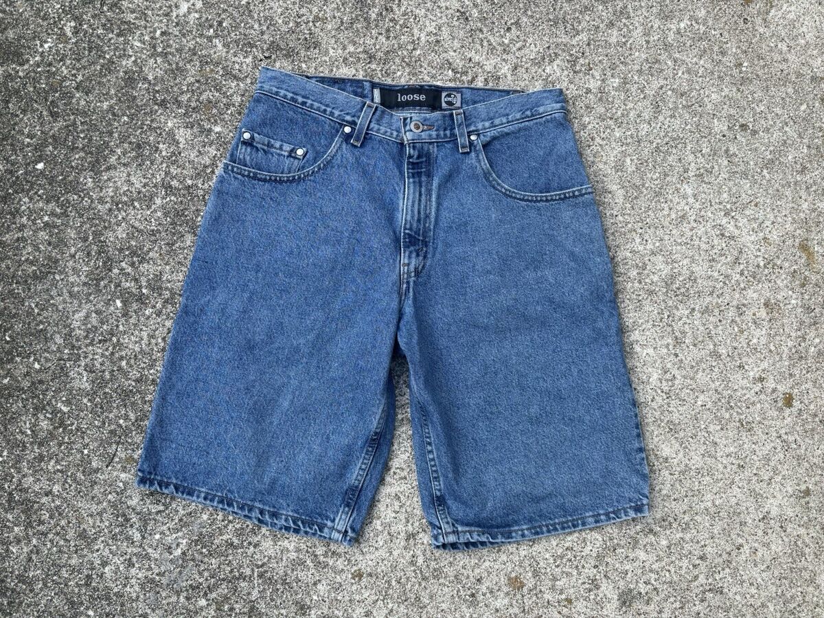 Vintage Levis SilverTab Loose Jeans Blue Denim Shorts Jorts Vintage Levis SilverTab Loose Jeans Blue Denim Shorts Jorts
