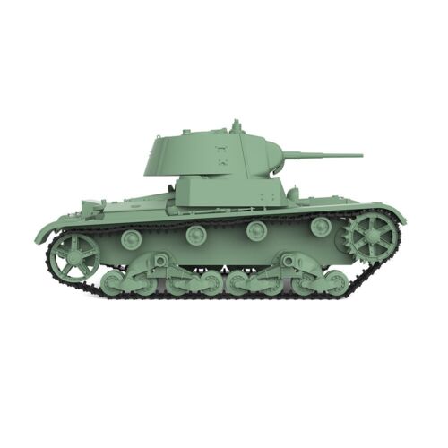SSMODEL SS18599 1/18 kit modellino militare sovietico T-26 1939 carro armato leggero STAMPA 3D - Foto 3 di 4