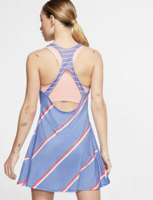 Nikecourt Tenniskleid - CI9325 478 Slim Fit - Rückenausschnitt - Small