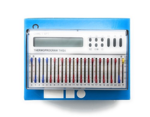 Cronotermostato Programmabile Elettronico Giornaliero Da Parete Bianco TH/124.01 - Foto 3 di 5