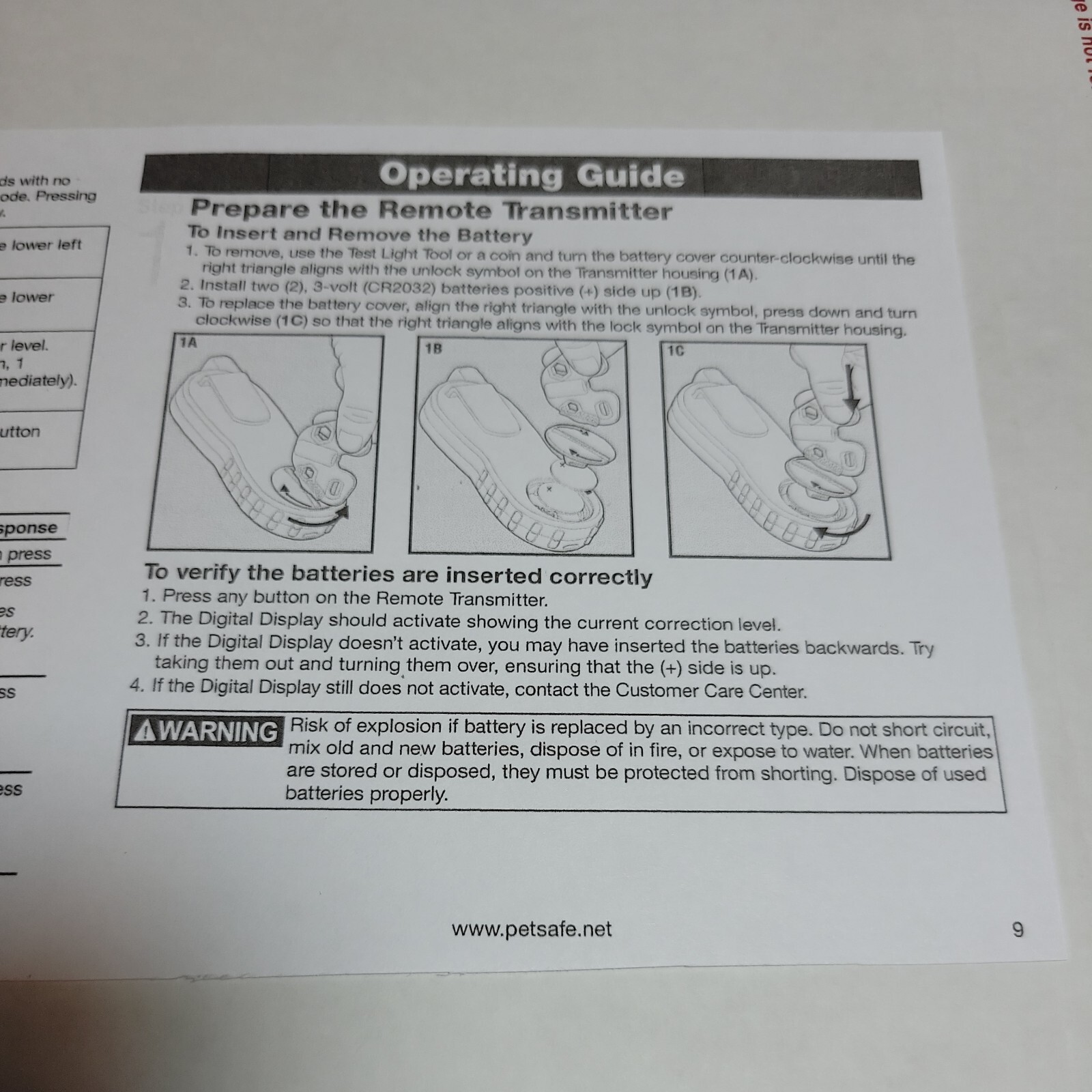 PetSafe Remote Control RFA467 for Big Small Dog Collar RFA472473