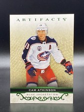 2021-22 Upper Deck Artifacts Neon Green Parallel Cam Atkinson #44
